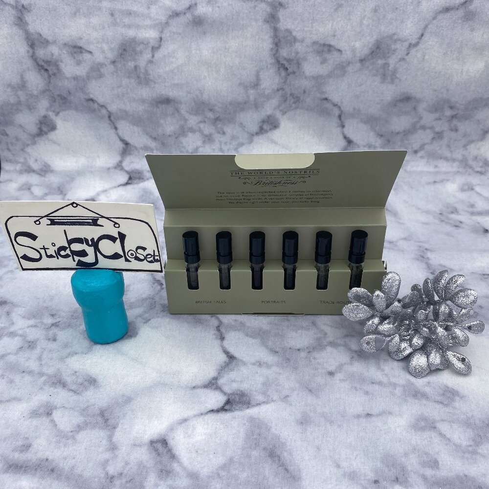 Penhaligon's Pillar Set-Luna,Halfeti,Empressa,George,Rose,Endymion-6pc-BOXED-NEW